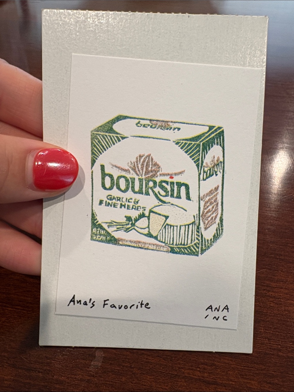Anastasia inciardi mini print - Ana’s Favorite